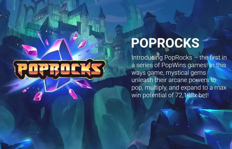 PopRocks Yggdrasil Slot Game released in March 2020 - 