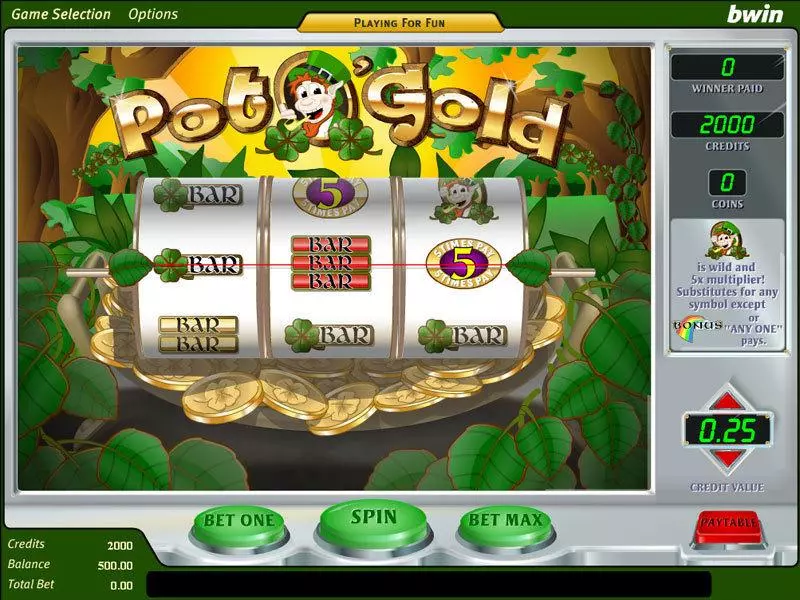 Pot O' Gold Amaya Slot Game released in   - Free Spins