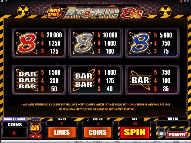 Power Spins - Atomic 8's Microgaming Slot Game released in   - Free Spins