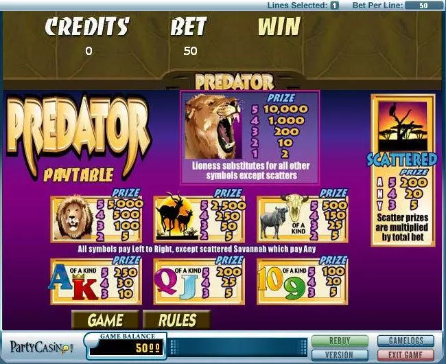 Predator bwin.party Slot Game released in   - Second Screen Game