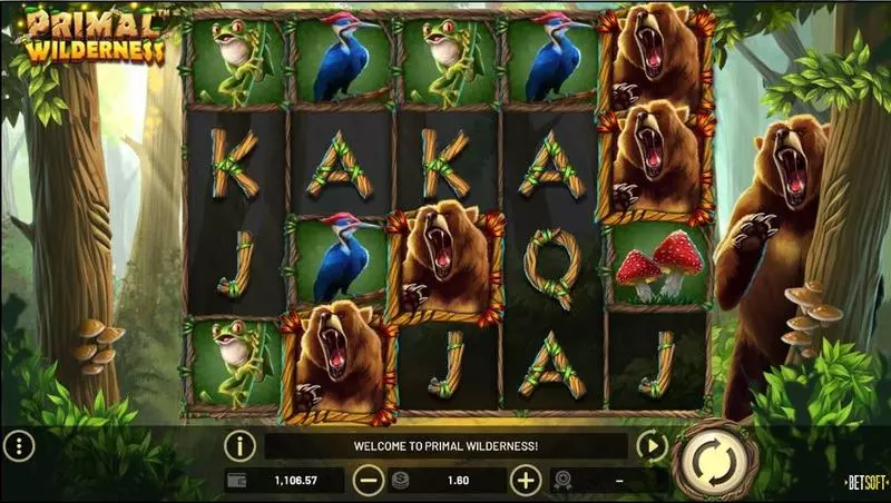 Primal Wilderness  BetSoft Slot Game released in March 2022 - Free Spins