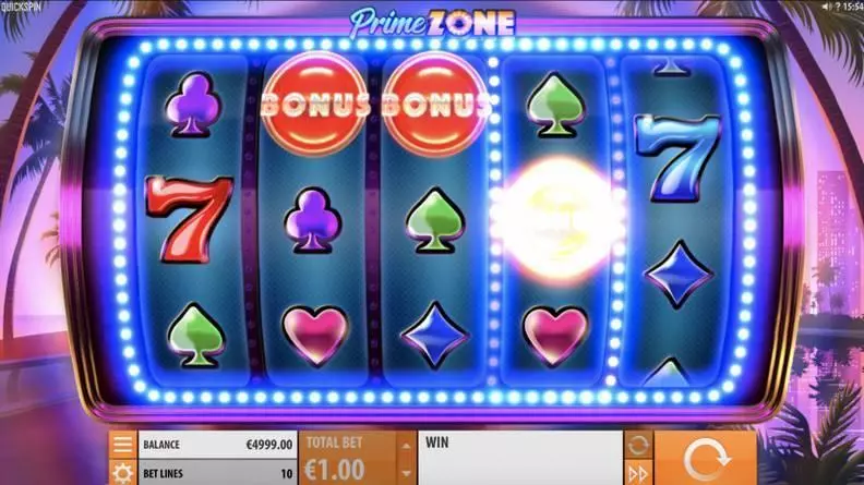 Prime Zone Quickspin Slot Game released in July 2019 - Free Spins