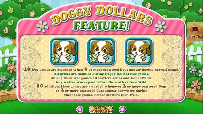 Purrfect Pets RTG Slot Game released in May 2017 - Free Spins