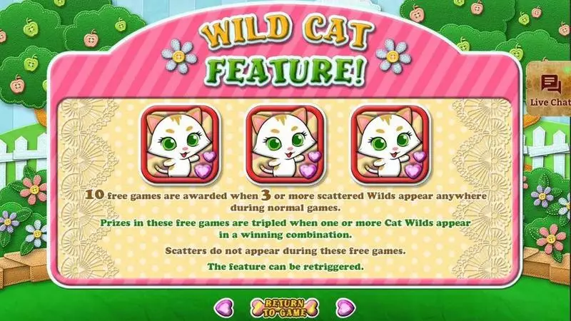 Purrfect Pets RTG Slot Game released in May 2017 - Free Spins