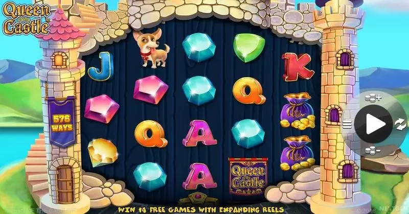 Queen of Castle NextGen Gaming Slot Game released in January 2018 - Nudge Reel