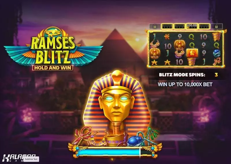 Ramses Blitz Hold and Win Kalamba Games Slot Game released in May 2024 - Hold and Win
