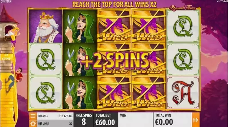 Rapunzel's Tower Makeover  Quickspin Slot Game released in December 2017 - Re-Spin