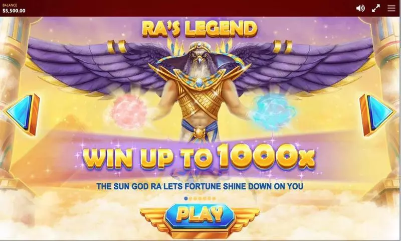 RA's Legend Red Tiger Gaming Slot Game released in June 2017 - Wheel of Fortune