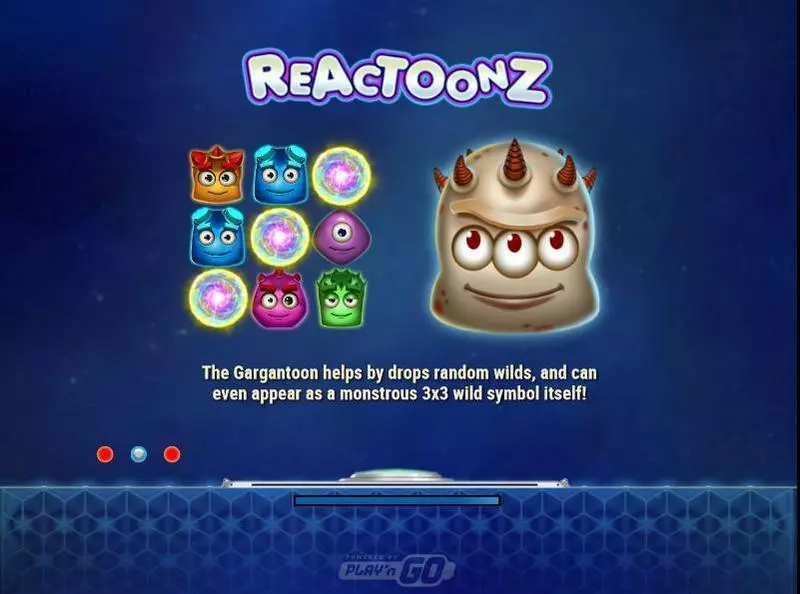 Reactoonz Play'n GO Slot Game released in October 2017 - Wild Pattern