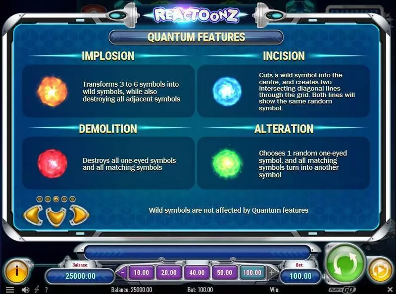 Reactoonz Play'n GO Slot Game released in October 2017 - Wild Pattern