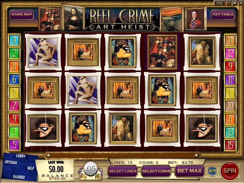 Reel Crime 2 Art Heist Rival Slot Game released in   - Second Screen Game