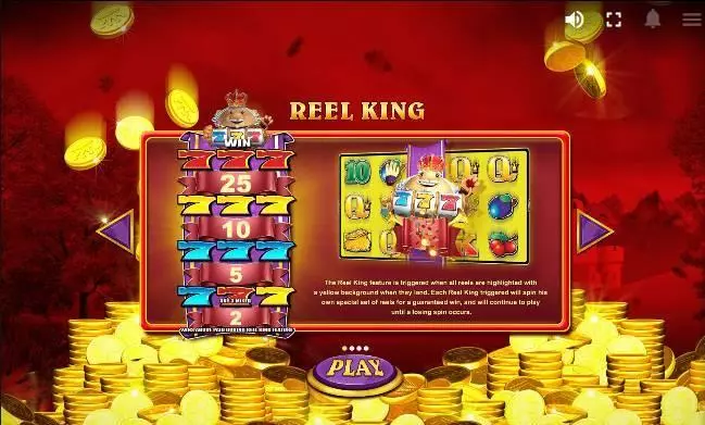 Reel King Mega Red Tiger Gaming Slot Game released in May 2019 - On Reel Game
