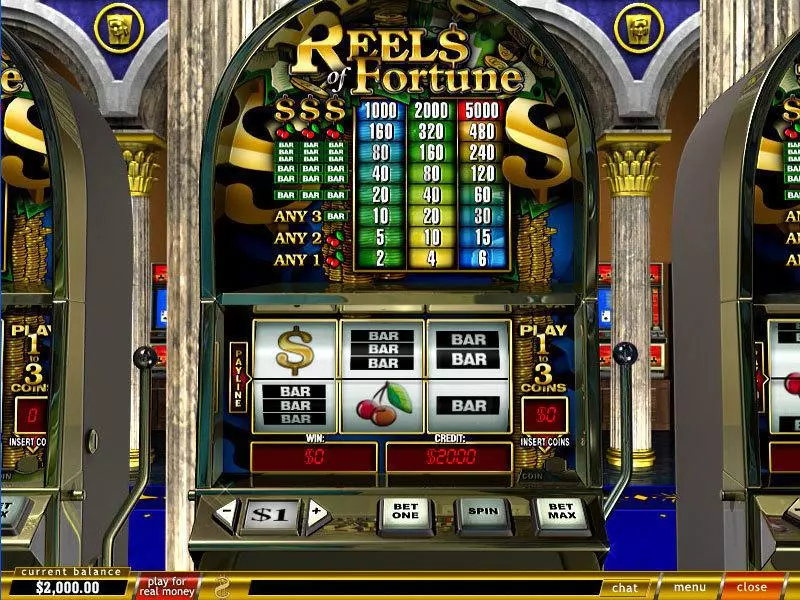 Reels of Fortune PlayTech Slot Game released in   - 