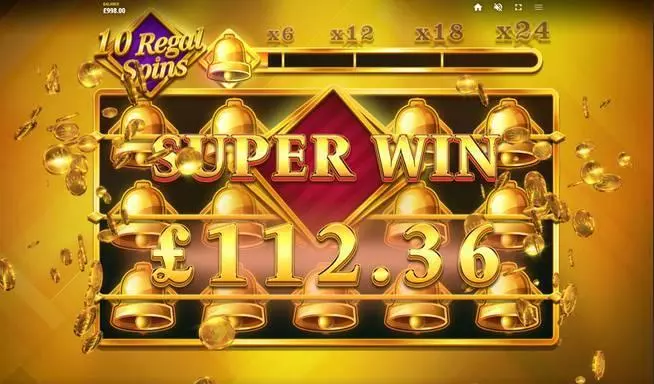 Regal Streak Red Tiger Gaming Slot Game released in January 2020 - Free Spins