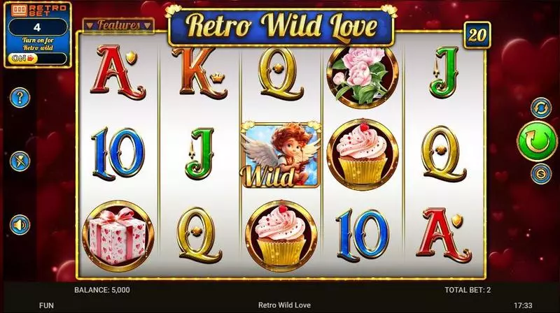 Retro Wild Love Spinomenal Slot Game released in February 2024 - Free Spins