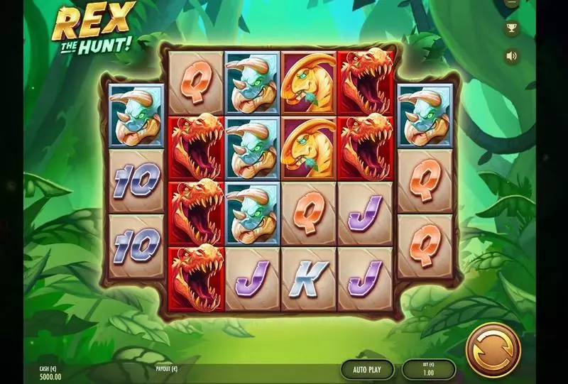 Rex the Hunt! Thunderkick Slot Game released in December 2022 - Free Spins