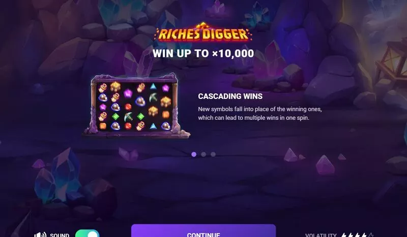 Riches Digger TrueLab Games Slot Game released in January 2026 - Free SpinsMultipliers