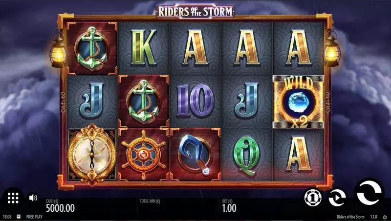 Riders of the Storm Thunderkick Slot Game released in October 2019 - Wild Reels
