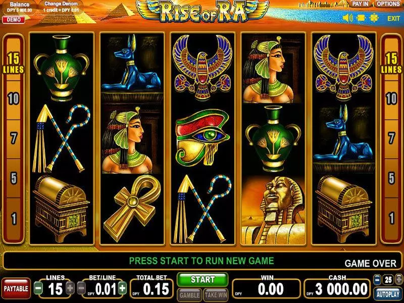 Rise of Ra EGT Slot Game released in   - Free Spins