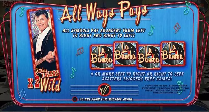 Ritchie Valens La Bamba RTG Slot Game released in   - Free Spins