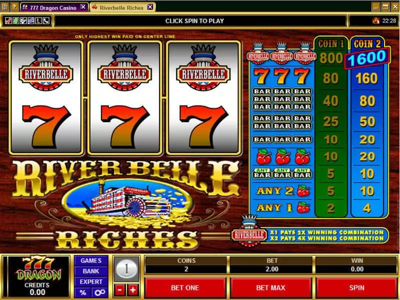 River Belle Riches Microgaming Slot Game released in   - 