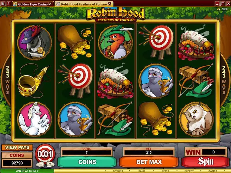 Robin Hood Feathers of Fortune Microgaming Slot Game released in   - Free Spins