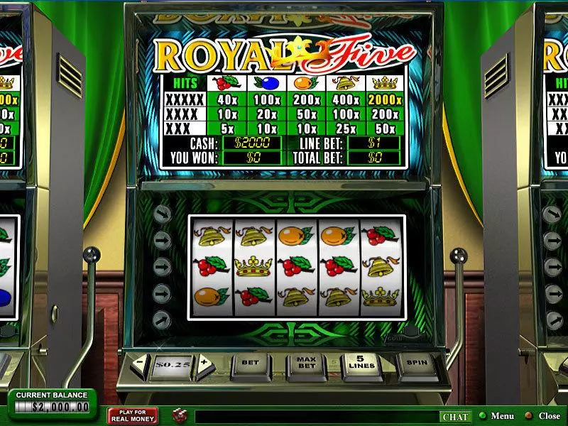 Royal 5 PlayTech Slot Game released in   - 