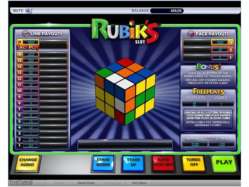 Rubiks bwin.party Slot Game released in   - 