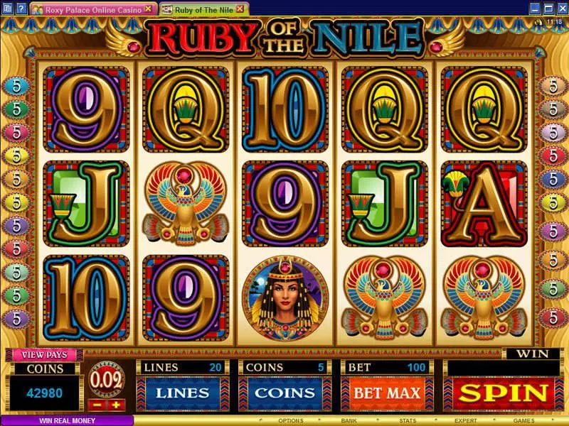 Ruby of the Nile Microgaming Slot Game released in   - Free Spins