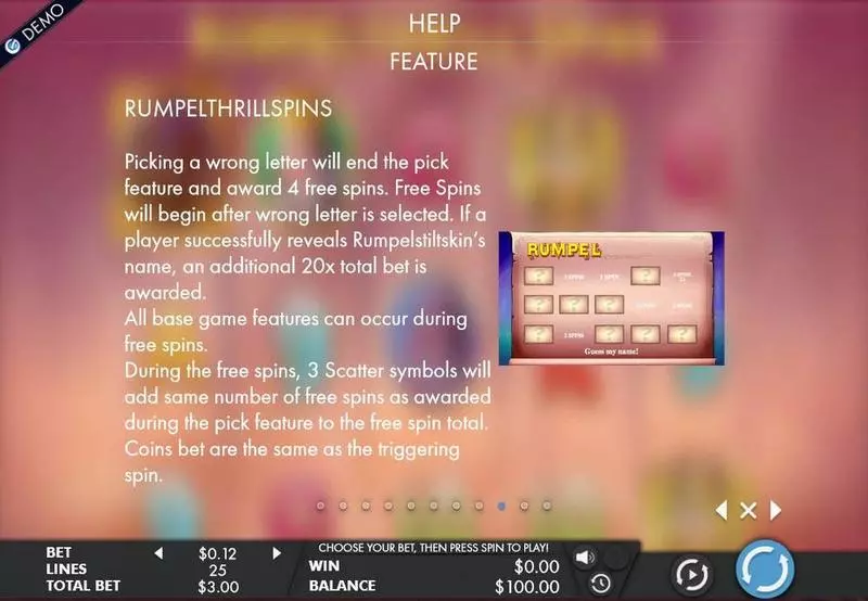 RumpelThrillSpins Genesis Slot Game released in September 2017 - Free Spins