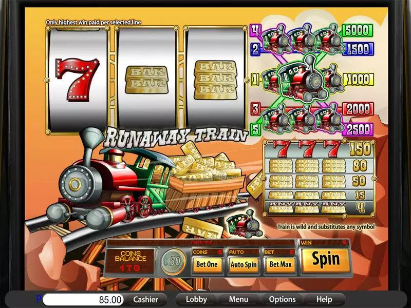 Runaway Train Saucify Slot Game released in   - 