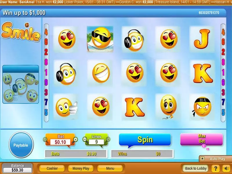 S.M.I.L.E. NeoGames Slot Game released in   - 