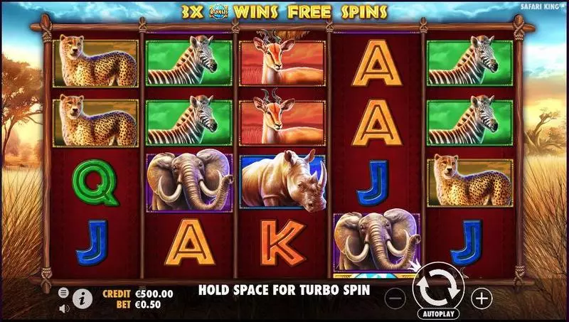 Safari King Pragmatic Play Slot Game released in February 2019 - Free Spins