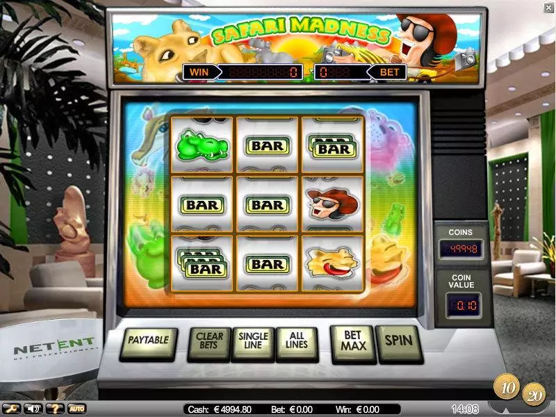 Safari Madness NetEnt Slot Game released in   - 