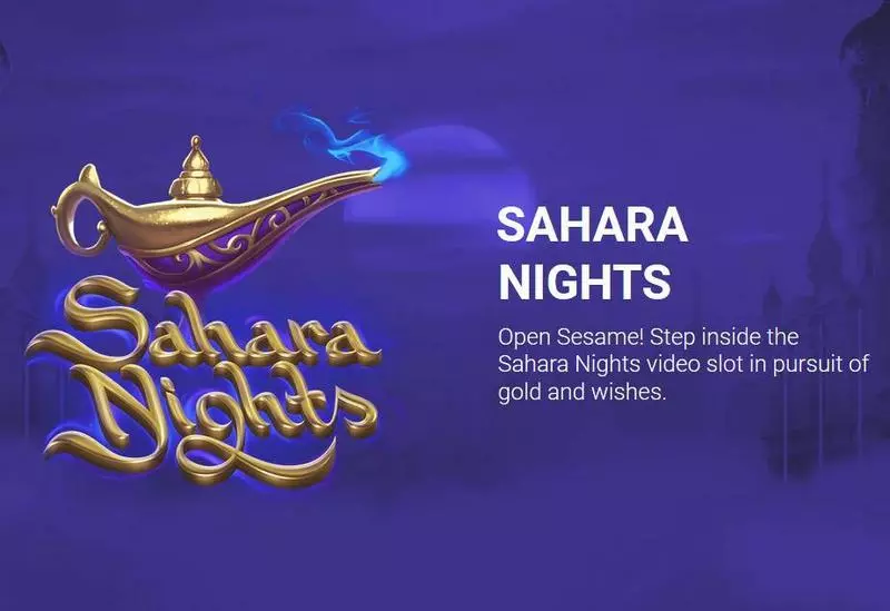 Sahara Night Yggdrasil Slot Game released in September 2019 - Free Spins