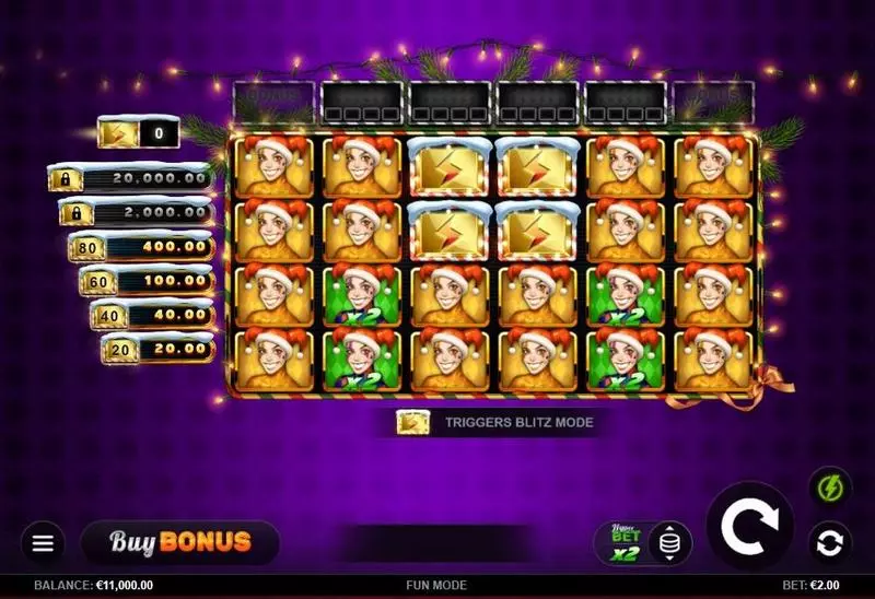 Santa Blitz Hold and Win Kalamba Games Slot Game released in December 2023 - Free Spins