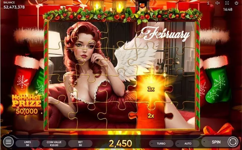 Santa's Puzzle Endorphina Slot Game released in December 2023 - Bonus Game