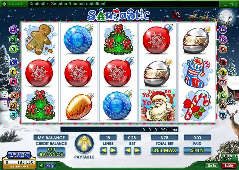 SantaStic 888 Slot Game released in   - Free Spins