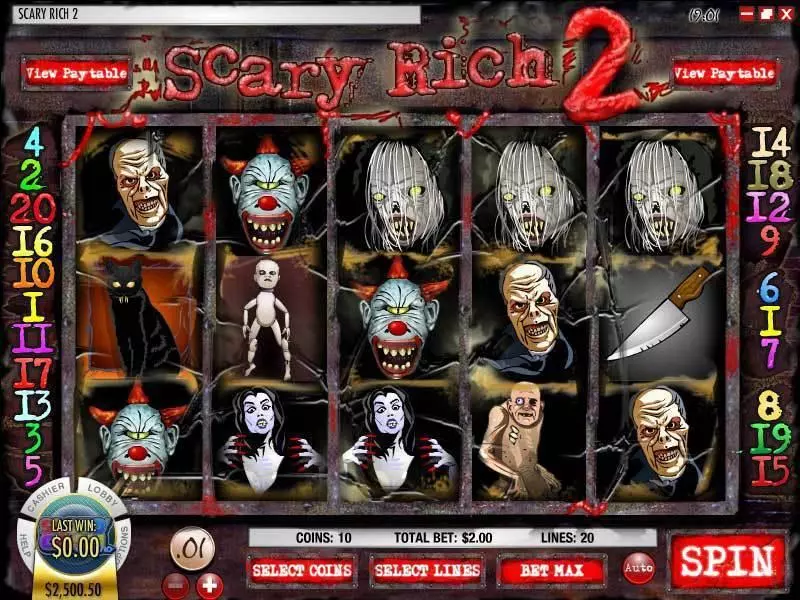Scary Rich 2 Rival Slot Game released in October 2008 - Free Spins