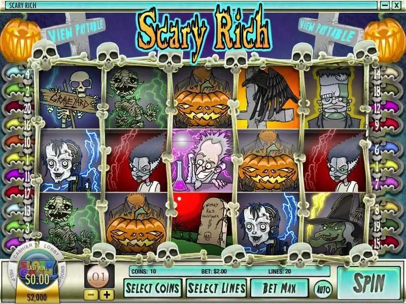 Scary Rich Rival Slot Game released in November 2007 - Free Spins