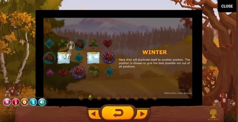 Seasons Yggdrasil Slot Game released in March 2016 - Free Spins