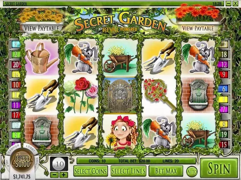 Secret Garden Rival Slot Game released in   - Free Spins