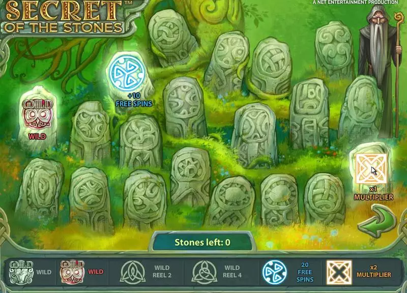 Secret of the Stones NetEnt Slot Game released in   - Free Spins
