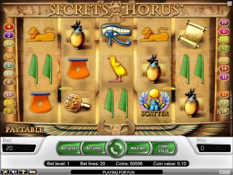 Secrets of Horus NetEnt Slot Game released in   - Free Spins
