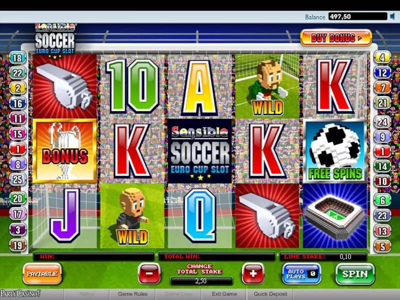 Sensible Soccer bwin.party Slot Game released in   - Free Spins