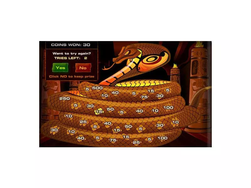 Serpent's Treasure DGS Slot Game released in   - Second Screen Game