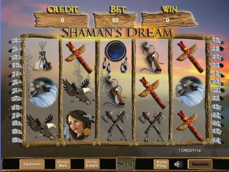 Shaman's Dream Eyecon Slot Game released in   - Free Spins