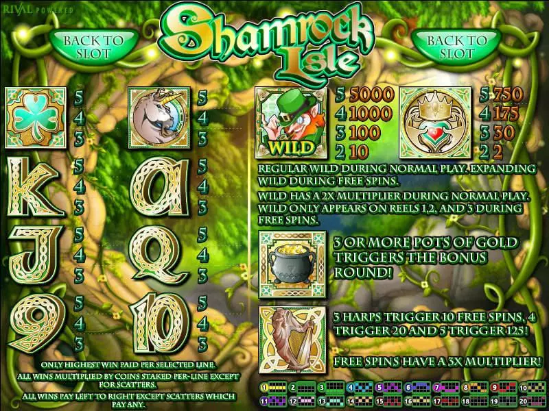 Shamrock Isle Rival Slot Game released in March 2010 - Free Spins
