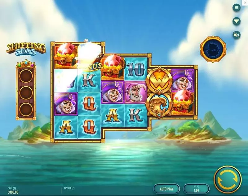 Shifting Seas Thunderkick Slot Game released in August 2022 - shifting reels