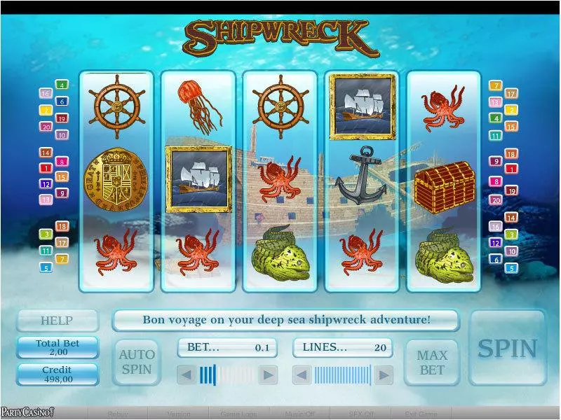 Shipwreck bwin.party Slot Game released in   - Second Screen Game